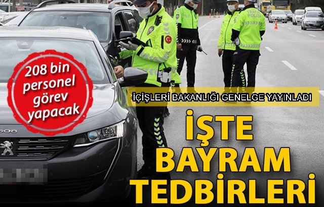 İçişleri Bakanlığı 81 İl Valiliğine  Ramazan Bayramı Trafik Tedbirleri Genelgesi Gönderdi