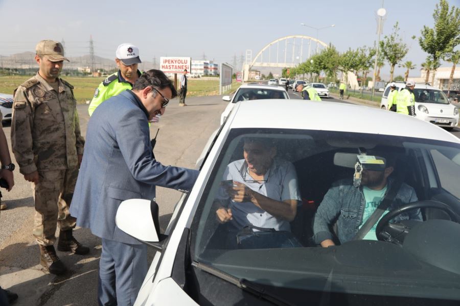 Kızıltepe İlçesinde Emniyet Kemeri Uygulaması Yapıldı