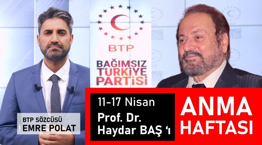 Prof. Dr. Haydar Baş vefatının 2. yılında anılıyor