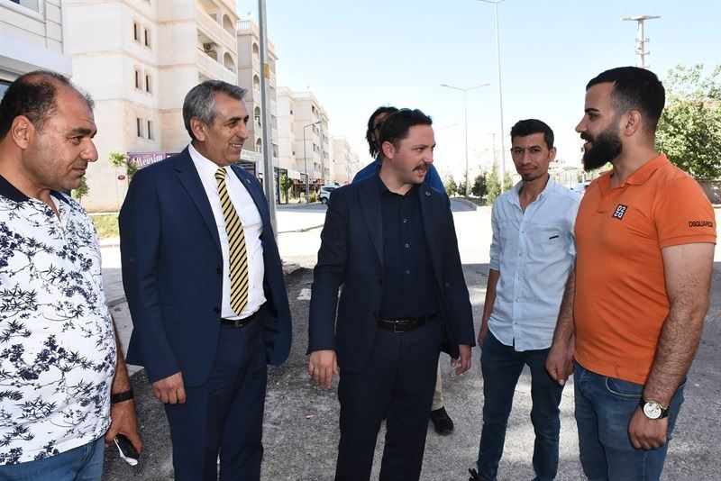 Nusaybin İlçe Kaymakamı Ercan Kayabaşı Esnaf Ziyaretlerine Devam Ediyor