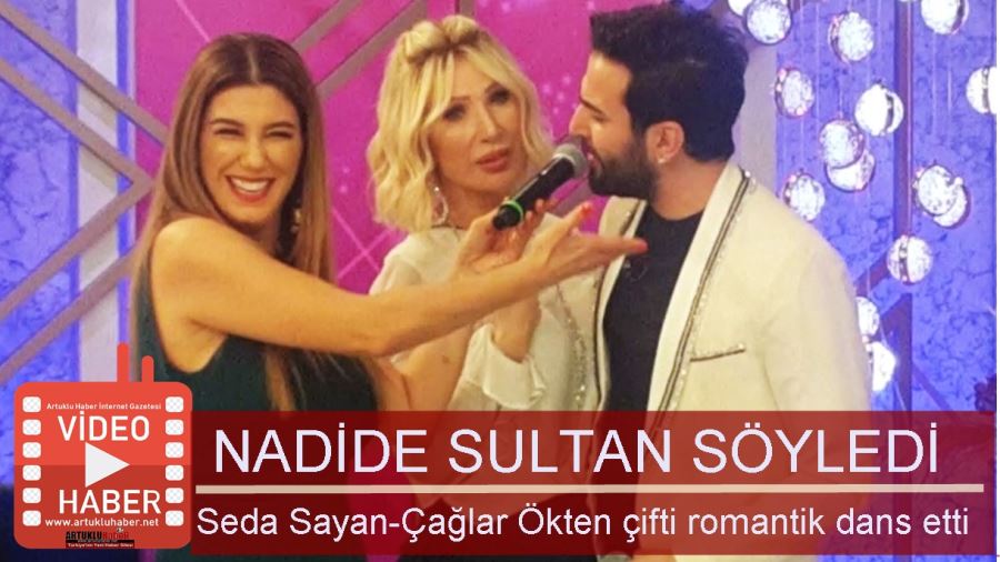 Nadide Sultan söyledi Sayan-Çağlar Ökten çifti romantik dans etti