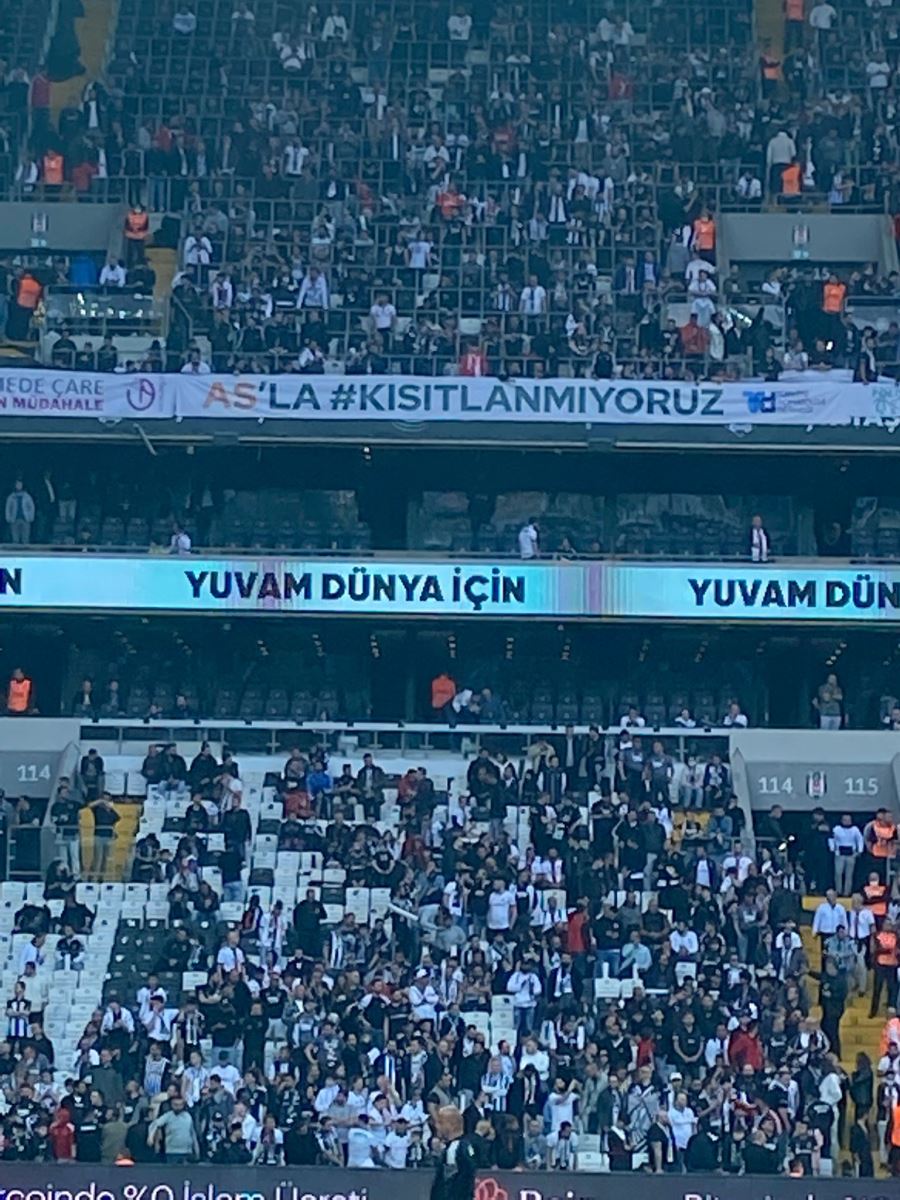 BEŞİKTAŞ’TAN “AS’LA KISITLANMIYORUZ” MESAJI