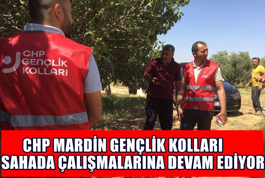 CHP MARDİN İL GENÇLİK KOLLARI ÇİFTÇİ ZİYARETLERİ GERÇEKLEŞTİRİYOR