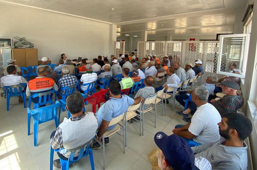 Midyat’ta iş sağlığı ve güvenliği eğitimi verildi Gele