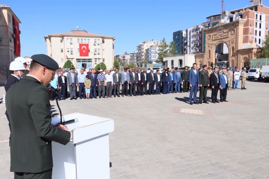 MİDYAT İLÇESİNDE GAZİLER GÜNÜ TÖRENLE KUTLANDI