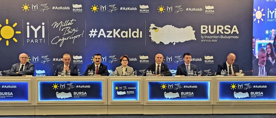  AKŞENER’E BURSA’DA İŞ DÜNYASINA SESLENDİ