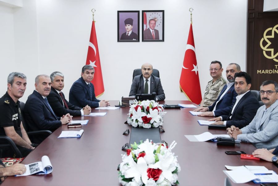 Mardin İl Spor Güvenlik Kurulu  Vali Demirtaş Başkanlığında Toplandı