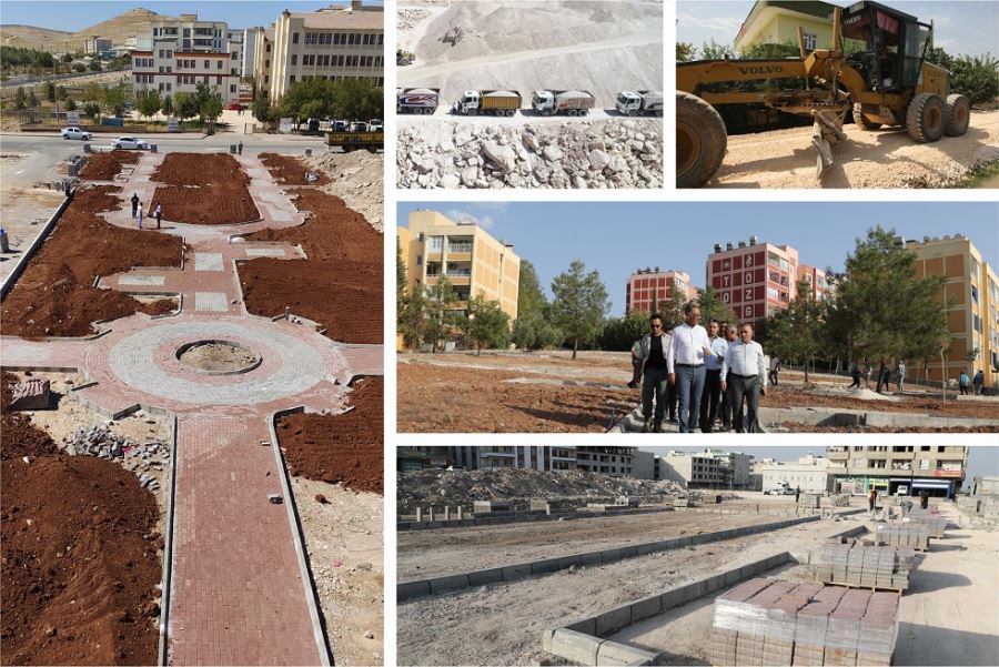 Eyyübiye Belediyesi Park ve Yol Yapımında Hız Kesmiyor