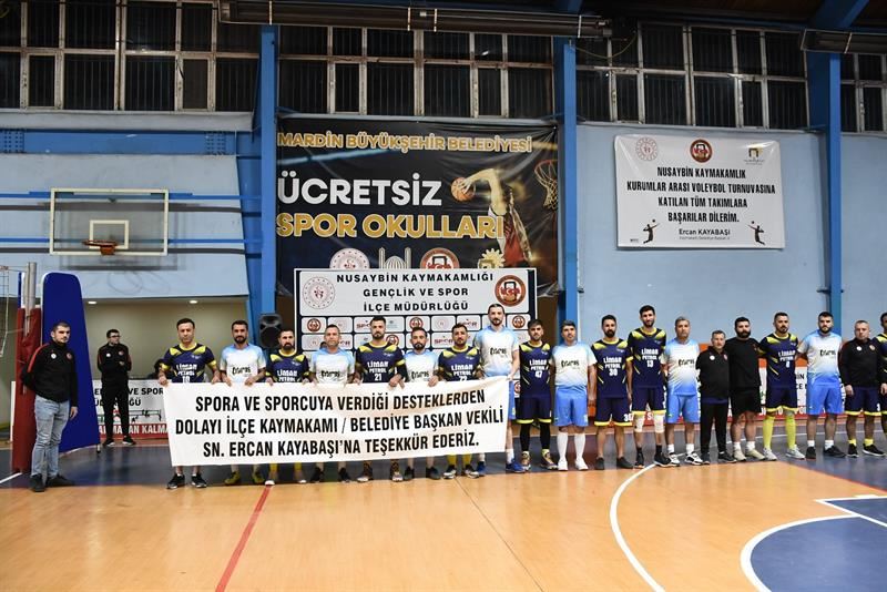 Nusaybin Kaymakamlığı Kurumlar Arası Voleybol Turnuvası Sona Erdi.