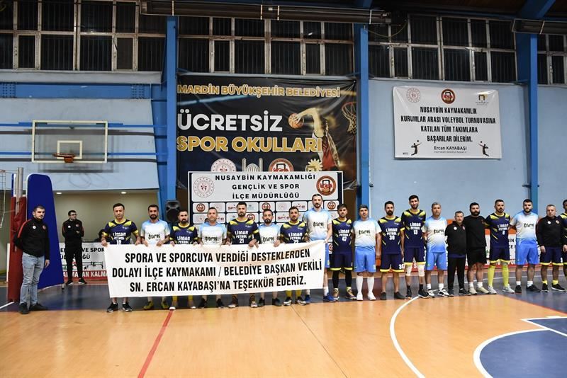 Nusaybin Kaymakamlığı Kurumlar Arası Voleybol Turnuvası Sona Erdi.