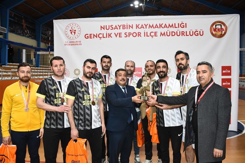 Nusaybin Kaymakamlığı Kurumlar Arası Voleybol Turnuvası Şampiyonu Belli Oldu