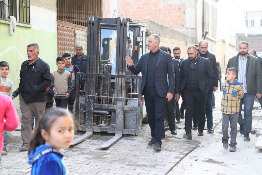 Eyyübiye’de Doğalgaz Ulaştırılan Sokaklar Onarılıyor