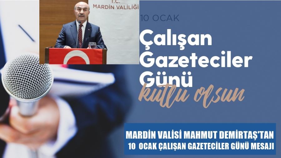 MARDİN VALİSİ MAHMUT DEMİRTAŞ