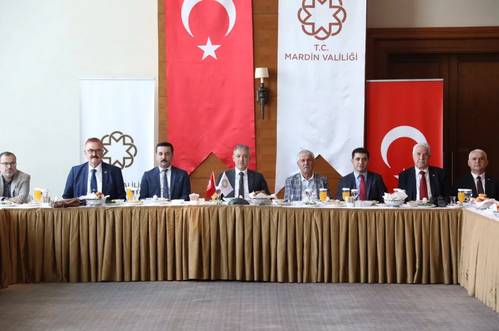 Mardin Valisi Tuncay Akkoyun Basın Mensupları ile Bir Araya Geldi