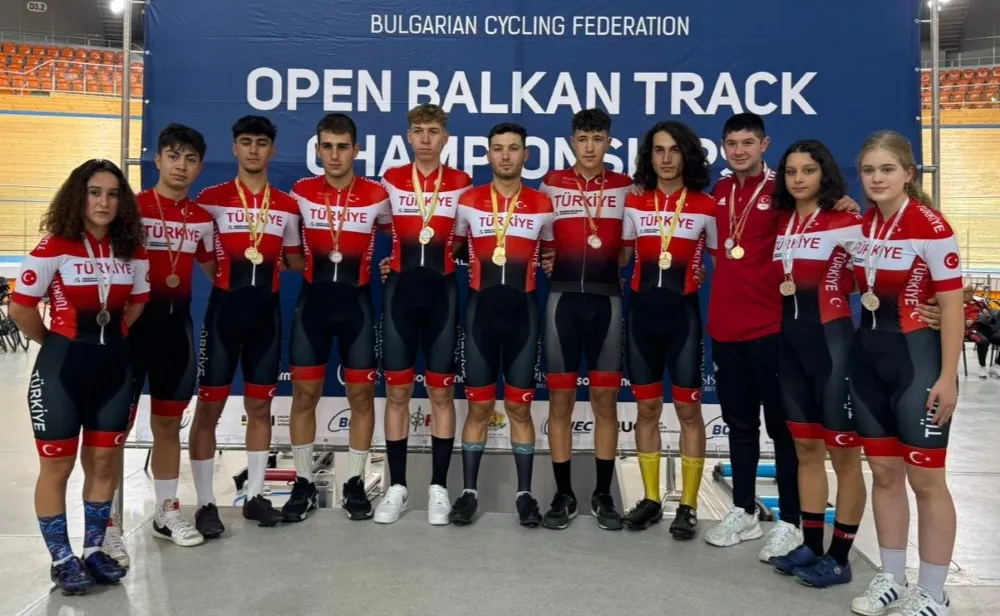 Genç Bisikletçilerimizden Balkan Açık Pist Bisikleti Şampiyonası