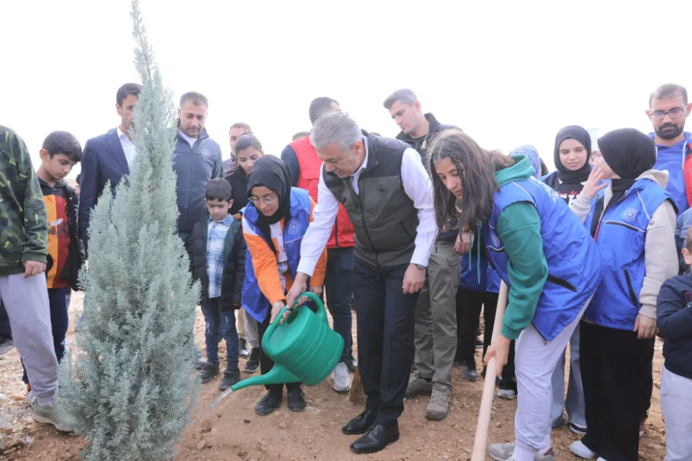 Mardin Valisi  Akkoyun, 11 Kasım Milli Ağaçlandırma Günü Etkinliğine katıldı.