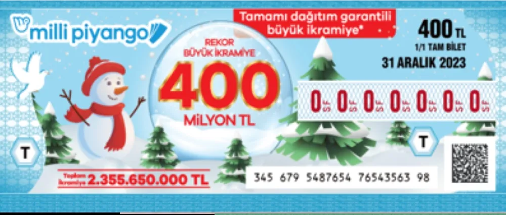 Yılbaşında tamamı dağıtım garantili büyük ikramiye tam 400 milyon TL!