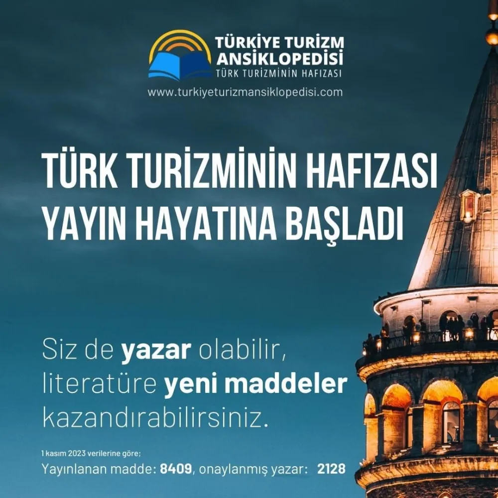 Turizm Ansiklopedisi online ortamda yayına başladı