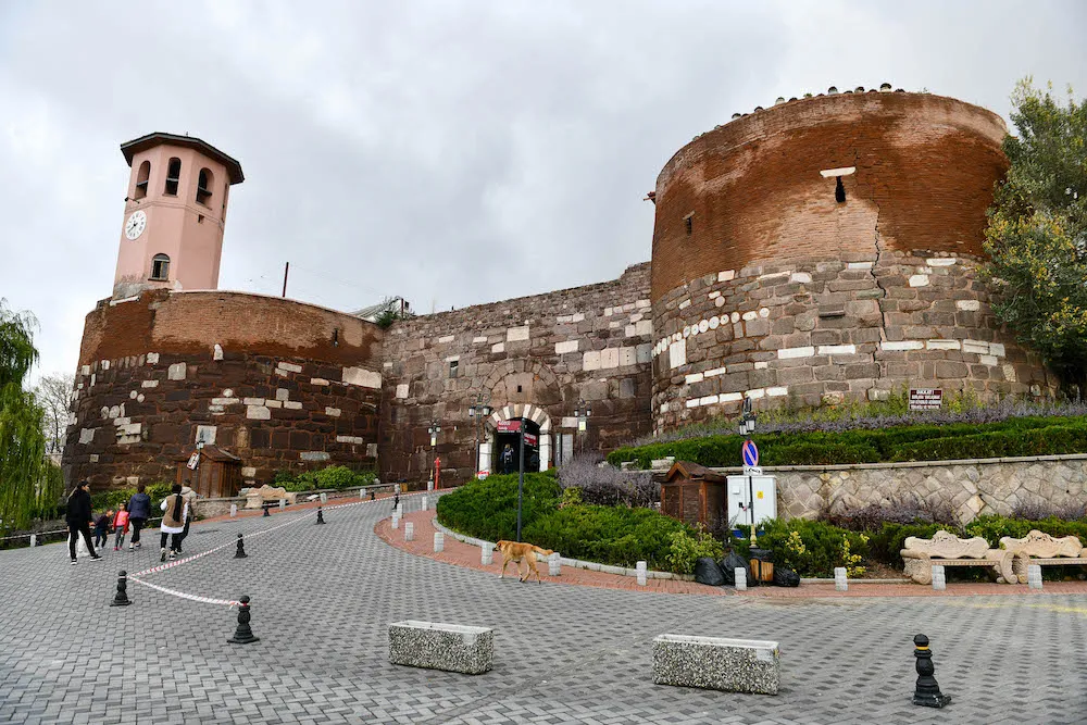 ANKARA KALESİNDE ONARIM ÇALIŞMASI BAŞLADI