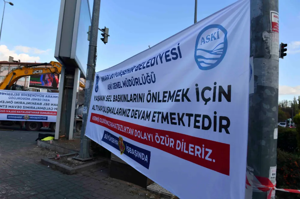 ÇANKAYA AKSU CADDESİ’NİN SEL ÇİLESİ SON BULUYOR