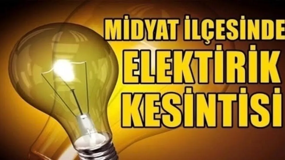 MİDYAT İLÇESİNDE ELEKTİRİK KESİNTİSİ