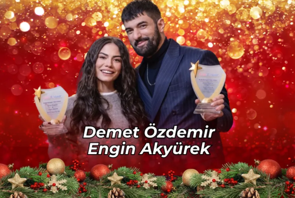 Demet Özdemir ve Engin Akyürek Yılın En İyi Dizi Çifti Seçildi