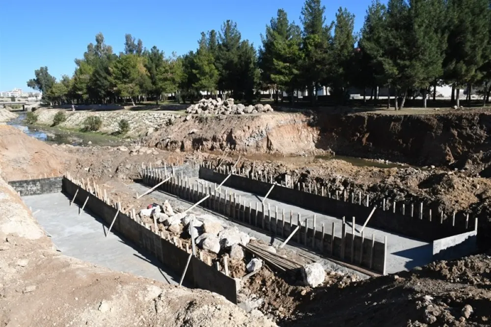 NUSAYBİN ÇAĞ ÇAĞ DERESİ ÜZERİNE YENİ BİR KÖPRÜ İNŞA EDİLİYOR