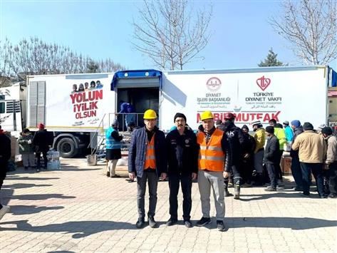 MARDİN İL MÜFTÜSÜ ÇELİK DEPREM BÖLGESİNDE