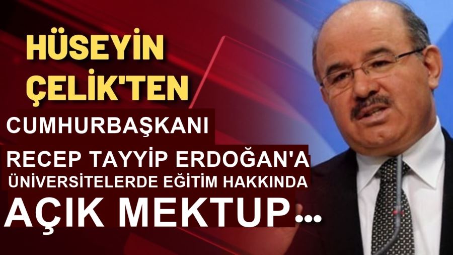 ESKİ MİLLİ EĞİTİM BAKANI ÇELİK