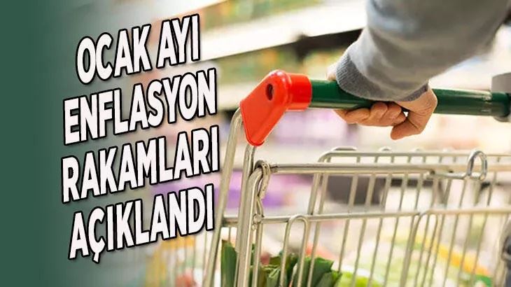 OCAK AYI ENFLASYONU AÇIKLANDI