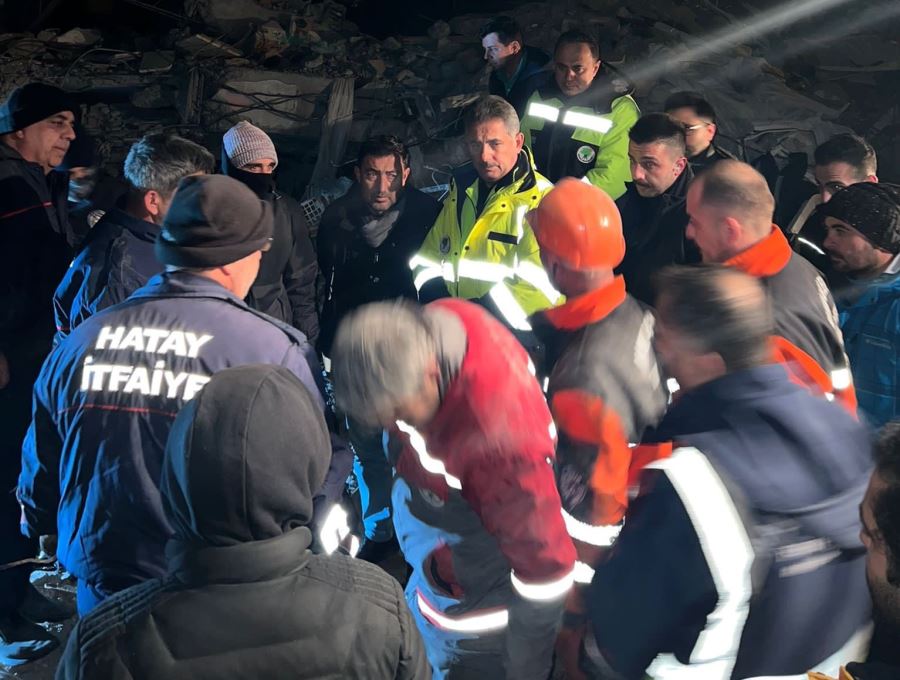 Mamak Belediye Başkanı Murat Köse, Deprem Bölgesinde