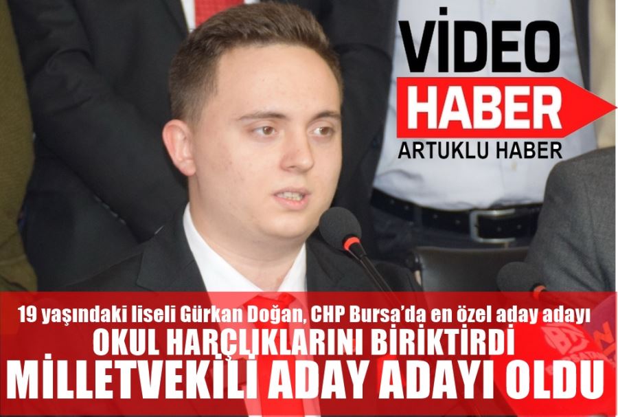 OKUL HARÇLIKLARINI BİRİKTİRDİ MİLLETVEKİLİ ADAY ADAYI OLDU