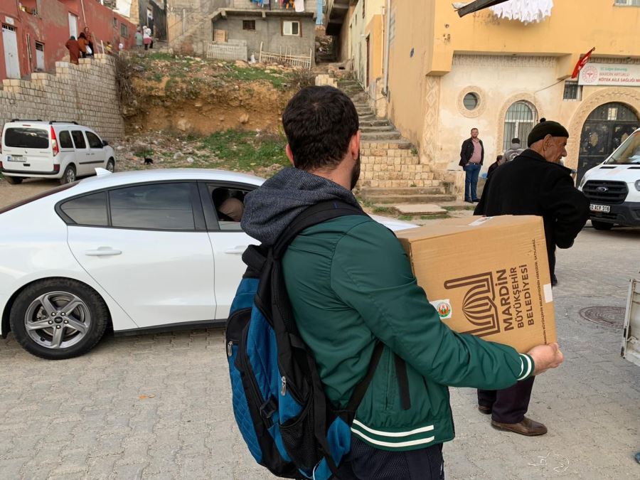 Mardin Büyükşehir Belediyesinden Ramazan Ayı Yardım Kolisi