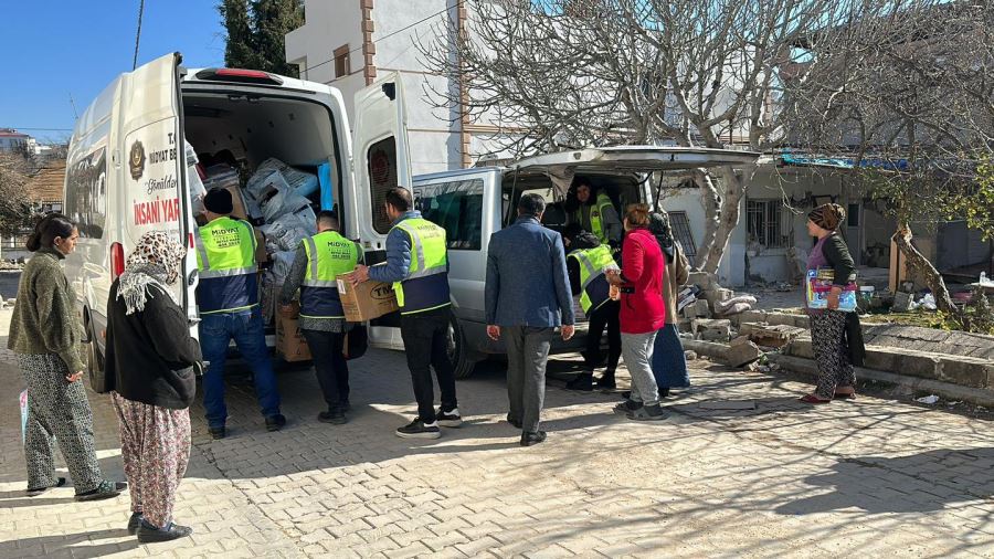 DEPREM BÖLGESİNDE OLAĞANÜSTÜ ÇABA HARCAYAN MİDYAT BELEDİYESİ BÜYÜK TAKDİR TOPLADI