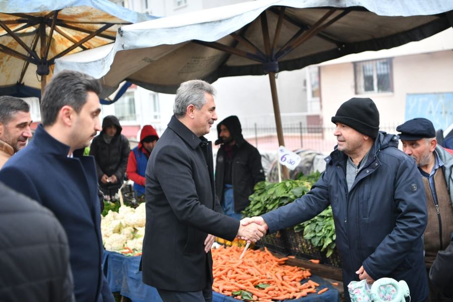 Başkan Murat Köse’den Pazar Esnafına Ramazan Ziyareti