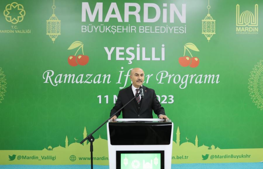 Mardin Valisi Mahmut  Demirtaş Yeşilli İçesinde İftarını Açtı