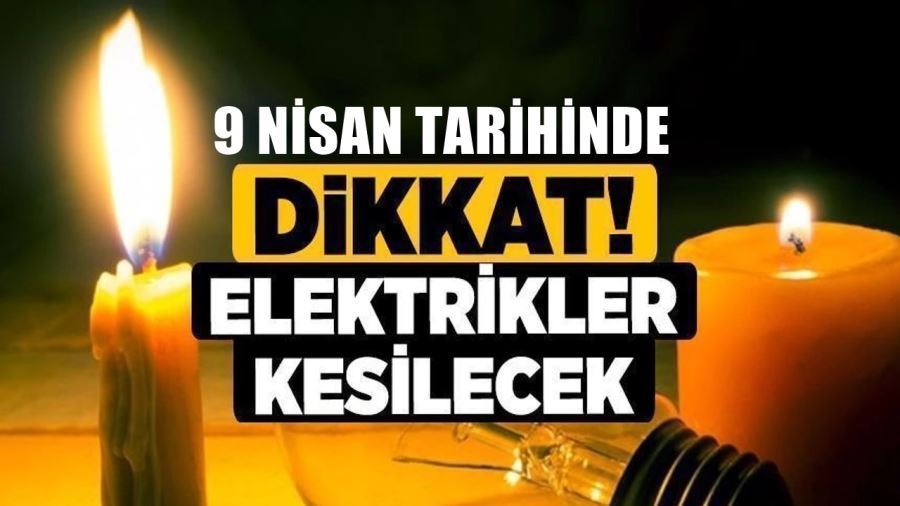 NUSAYBİN İLÇESİ YANDERE MAHALLESİNDE ELEKTİRİK KESİNTİSİ