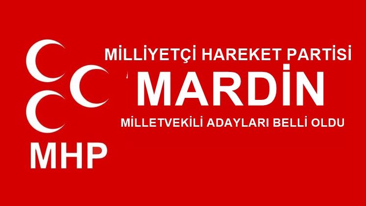 MARDİN MHP MİLLETVEKİLİ ADAYLARI AÇIKLANDI