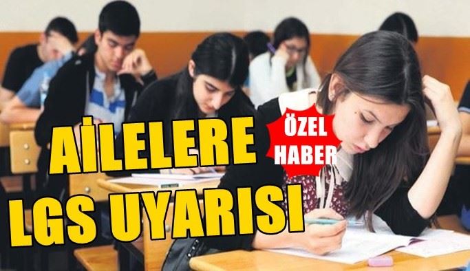 LGS Sınavına Sayılı Günler Kala Ailelere ve Öğrencilere Öneriler