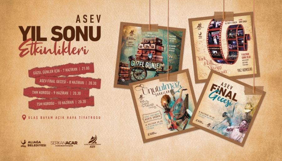 Aliağa Belediyesi Sanatevi (ASEV) Yıl Sonu Gösterileriyle Sahne Alıyor