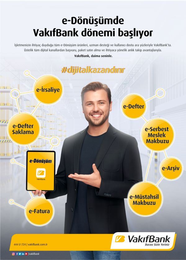 e-Dönüşümde VakıfBank dönemi başlıyor