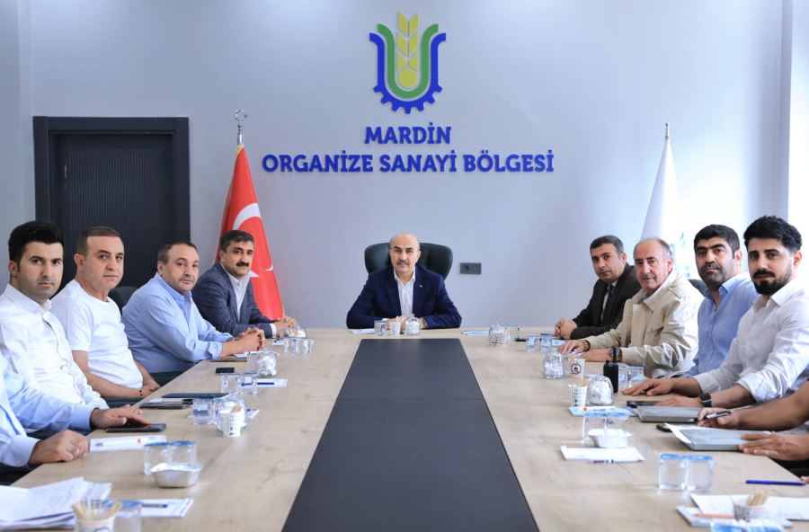 Mardin OSB Müteşebbis Heyeti Vali Demirtaş’ın Başkanlığında Toplandı