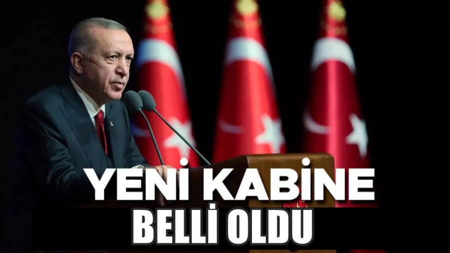 YENİ CUMHURBAŞKANLIĞI KABİNESİ  BELLİ OLDU