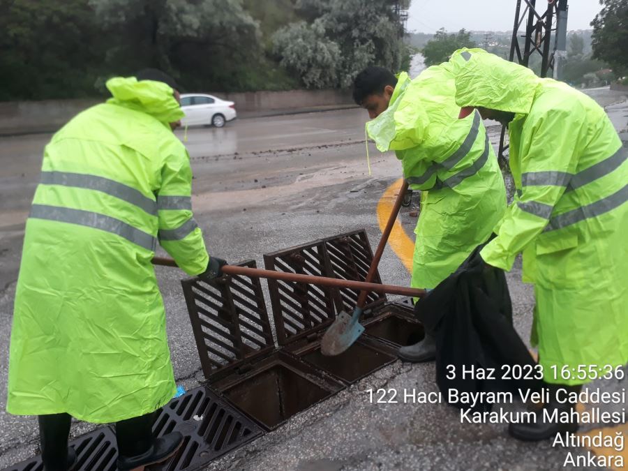 ANKARA BÜYÜKŞEHİR YAĞIŞIN OLUMSUZLUKLARINA KARŞI TEYAKKUZDA