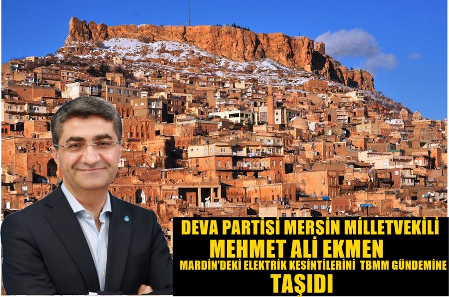 MARDİN’DEKİ ELEKTRİK KESİNTİLERİ TBMM GÜNDEMİNDE