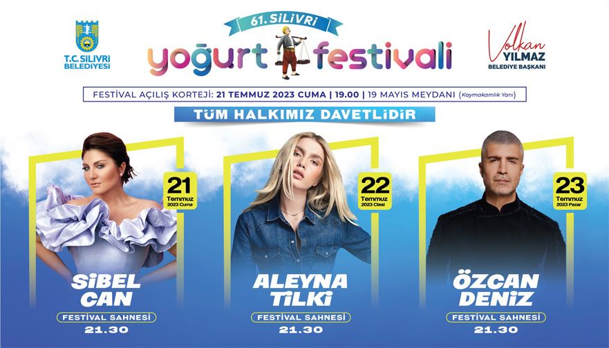 SİLİVRİ 61. YOĞURT FESTİVALİ İÇİN GERİ SAYIM BAŞLADI