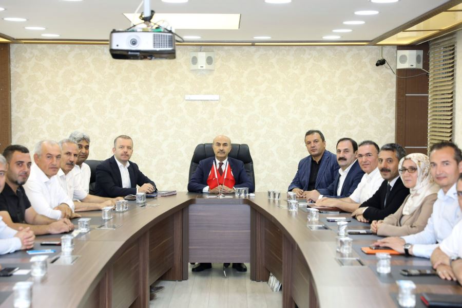 MARDİN  VALİSİ MAHMUT  DEMİRTAŞ VEDA ZİYARETLERİNE BAŞLADI