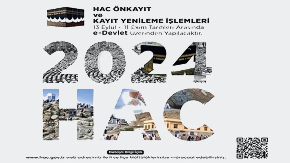 2024 yılı hac ön kayıtları 13 Eylül’de başlıyor