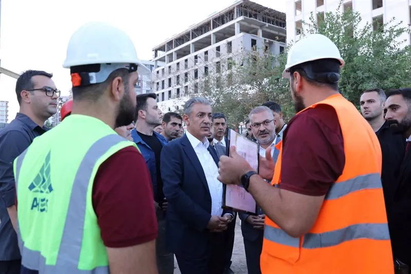 MARDİN VALİSİ TUNCAY AKKOYUN KIZILTEPE GÜNEY ÇEVRE YOLUNDA İNCELEME YAPTI