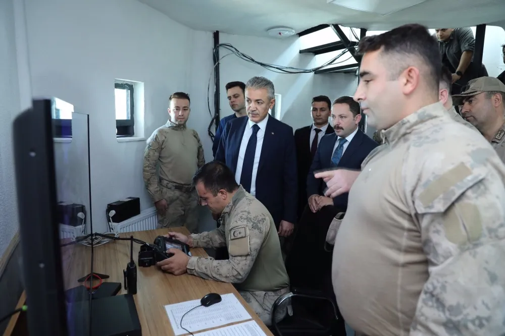 Mardin Valisi Tuncay Akkoyun Üçköy Jandarma Karakol Komutanlığı’nı Ziyaret Etti